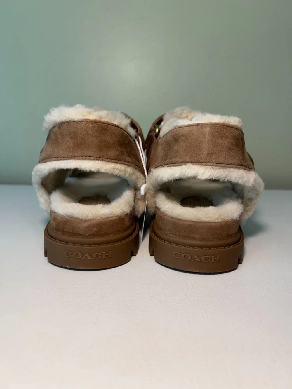 Coach Women's Brynn Shearling Sandal